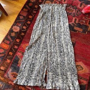 SHEIN Snakeskin high waisted pants
